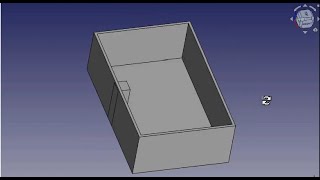 Freecad how to make a box [upl. by Kehr846]