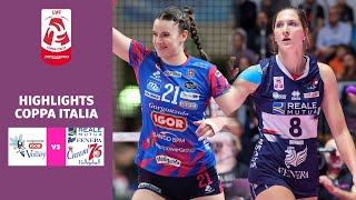 Novara  Chieri  Highlights  Quarter Finals Coppa Italia Frecciarossa  Lega Volley Femminile [upl. by Bocaj320]