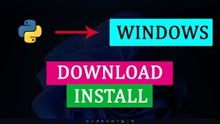 How To Download And Install Python On Windows [upl. by Nelyaw727]