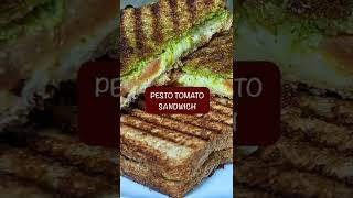 Pesto Tomato Sandwich shorts sandwich shortsfeed [upl. by Blondelle]