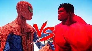 SPIDERMAN VS RED HULK  THE AMAZING SPIDERMAN [upl. by Irmgard]