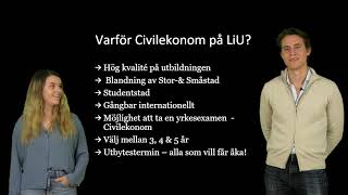 Civilekonom  ett yrke med många valmöjligheter  Linköpings universitet [upl. by Lemkul]