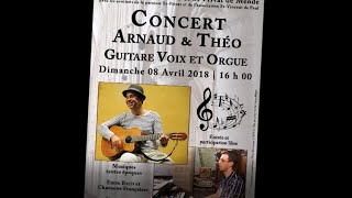 Concert dArnaud Solignac et Théo Salabert [upl. by Odradlig]