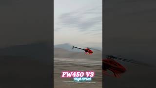 Fastest GPS RC Helicopter Flywing FW450 V3 shorts [upl. by Inilam]