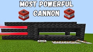 TNT CANNON MINECRAFT How to Make a TNT CANNON in Minecraft [upl. by Claiborn]