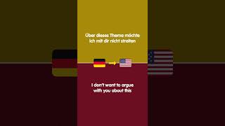 Versuchen Sie zu übersetzen quotI dont want to argue with you about thisquot [upl. by Chivers108]