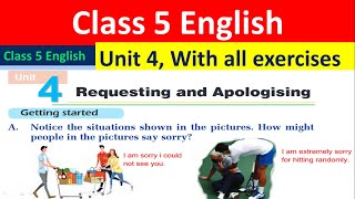 Class 5 English Unit 4 with all EXERCISEGrade 5 unit 4 with solutionfull chapter [upl. by Aubry]