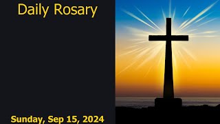 Pray Along Daily Rosary Sunday 15Sep24 [upl. by Anned]