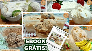 BAIXE EBOOK GRÁTIS 5 Receitas de Sorvete Caseiro Fácil  LINK NA DESCRIÇÃO [upl. by Akienom853]