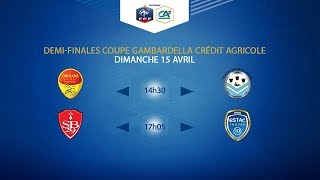 COUPE GAMBARDELLACA I DemiFinales  US Orleans  Tours FC  1504 [upl. by Kerwinn75]