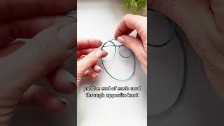 SUPER EASY sliding knot tutorial  make a bracelet with me [upl. by Hpeseoj869]