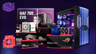 Cooler Master HAF 700 Gaming PC Build  ROG Z790 EXTREME  ROG RTX 4090  i913900K [upl. by Akital]