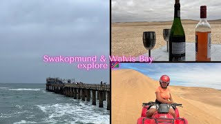 Swakopmund amp Walvis Bay  Chatty Travel Vlog 🇳🇦 [upl. by Acisej]