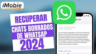 ⚠️Cómo Recuperar conversaciones y mensajes Borrados de WhatsApp en iPhone  iOS 17 [upl. by Tebazile]