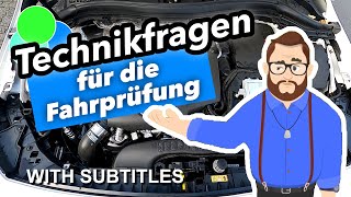 Technikfragen vom Prüfer  Abfahrtkontrolle  Fahrschule Punkt [upl. by Sucramd]