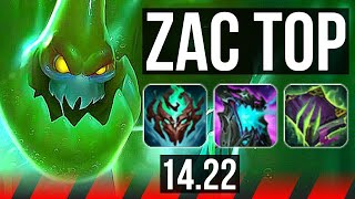 ZAC vs WARWICK TOP  Dominating  KR Diamond  1422 [upl. by Meihar252]