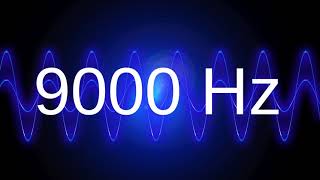 9000 Hz clean pure sine wave TEST TONE 9 khz frequency [upl. by Battat592]