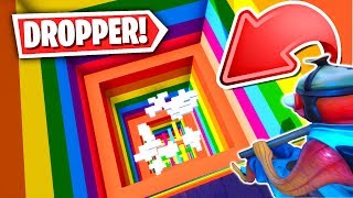 The BEST Fortnite RAINBOW DROPPER Parkour Map Fortnite Creative Mode [upl. by Aita]