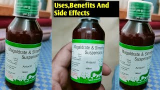 Magaldrate amp Simethicone Oral Suspension IP Antacid UsesBenefits And Side Effects [upl. by Sidwohl]