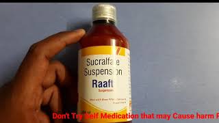 Raaft suspension for stomach ulcerpainirritation uses and sideeffects review  Medicine Health [upl. by Karry]