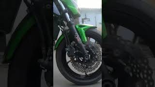 Kawasaki Z650 wheelie and stoppie shorts z650 kawasaki superbike [upl. by Asehr]