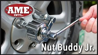 AME Internationals 67301 Nut Buddy Junior  How to loosen an Automotive Lug Nut [upl. by Lundquist]