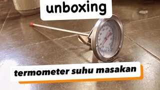 unboxing termometer suhu terbaik [upl. by Akineg406]