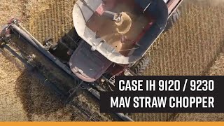 Case IH 9120  9230 MAV Straw Chopper  2016 [upl. by Atirabrab733]