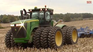 JOHN DEERE 9460R Tractor Working on Tillage [upl. by Odericus]