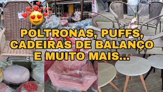 FEIRA DA SULANCA DE CARUARU POLTRONAS PUFFS CADEIRAS DE BALANÇO E MUITO MAIS [upl. by Bar366]