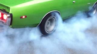 1973 charger burnout on Coopers [upl. by Acimot860]