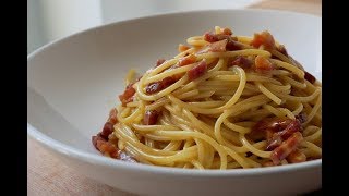 Spaghetti Carbonara Selber Machen Rezept  Spaghetti alla Carbonara Recipe  ENG SUBS [upl. by Panthea]