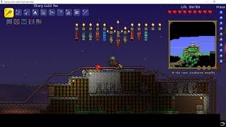 Colocando os trilhos de ferro para andar de vagoneta no Terraria l TERRARIA l BANG BANG [upl. by Leipzig]