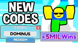 3 NEW SECRET 5M WINS Codes in RACE CLICKER NEW CODES ROBLOX RACE CLICKER CODES [upl. by Atims115]