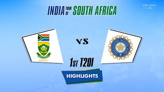 Highlights 1st T20I South Africa vs India  1st T20I SA VS IND [upl. by Cohbert]