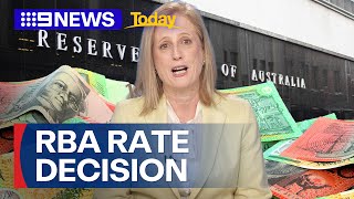 The Greens demand interest rate cut ahead of the RBAs meeting  9 News Australia [upl. by Yelrac]