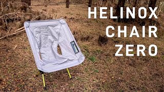 Helinox Chair Zero Review [upl. by Nylorac]