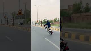 Aj to zig zag☝🏼💥👑 onewheeling rawalpindi mani youtubeshorts foryou viralvideo maniking06 [upl. by Eiggem]