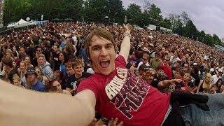 Broilers  CrowdsurfingPogo mit GoPro bei Rock im Park [upl. by Ahsat]