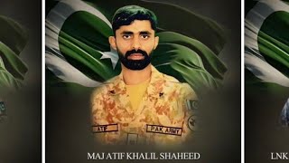 Major Atif Embraced Martyrdom in Bannu IBO yesterday militarygrace pakarmy bannu ispr majoratif [upl. by Kaehpos]