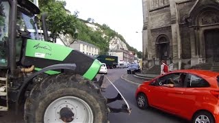 Manifestation des éleveurs et agriculteurs 2107 Rouen [upl. by Durston895]