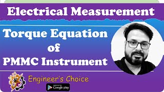 Toque Equation of PMMC Instrument [upl. by Llerut]