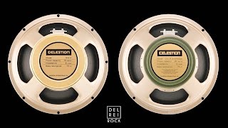 Celestion Greenback vs Creamback 75 [upl. by Ahsoik]