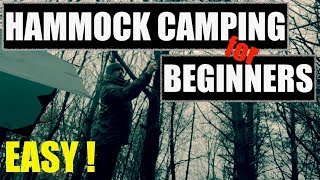 Hammock Camping for COMPLETE BEGINNERS  Tips for your first Hammock Camp [upl. by Kenji]