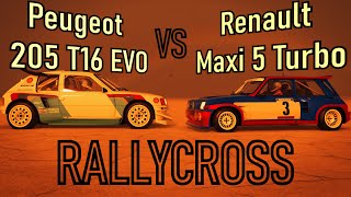 The Crew 2 Peugeot 205 T16 EVO 2 vs Renault Maxi 5 Turbo [upl. by Kingdon837]