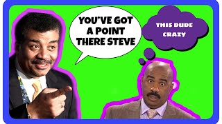 Watch Steve Harvey School Neil Degrasse Tyson Scientist on the Existence of God [upl. by Salman]