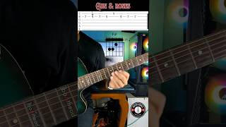 Guns N Roses Guiter Tabs Tutorial for guiter beginners [upl. by Aerdnat]