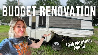 POPUP CAMPER RENOVATION  Part 1 [upl. by Aremahs321]