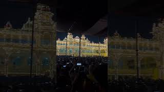 Mysore palace dassara light 2024 [upl. by Adnaluy161]