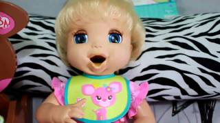 Feeding my Real Surprises Baby Alive Alice Part 2♥ HD [upl. by Nayek]